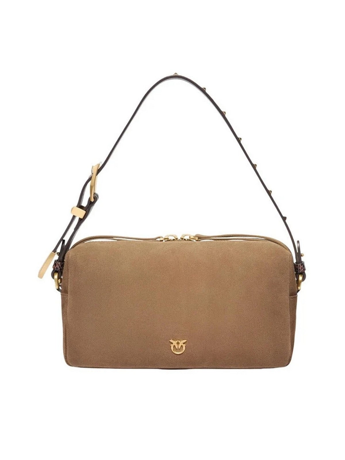 esposa Pinko - Trittico suede bauletto - marrón