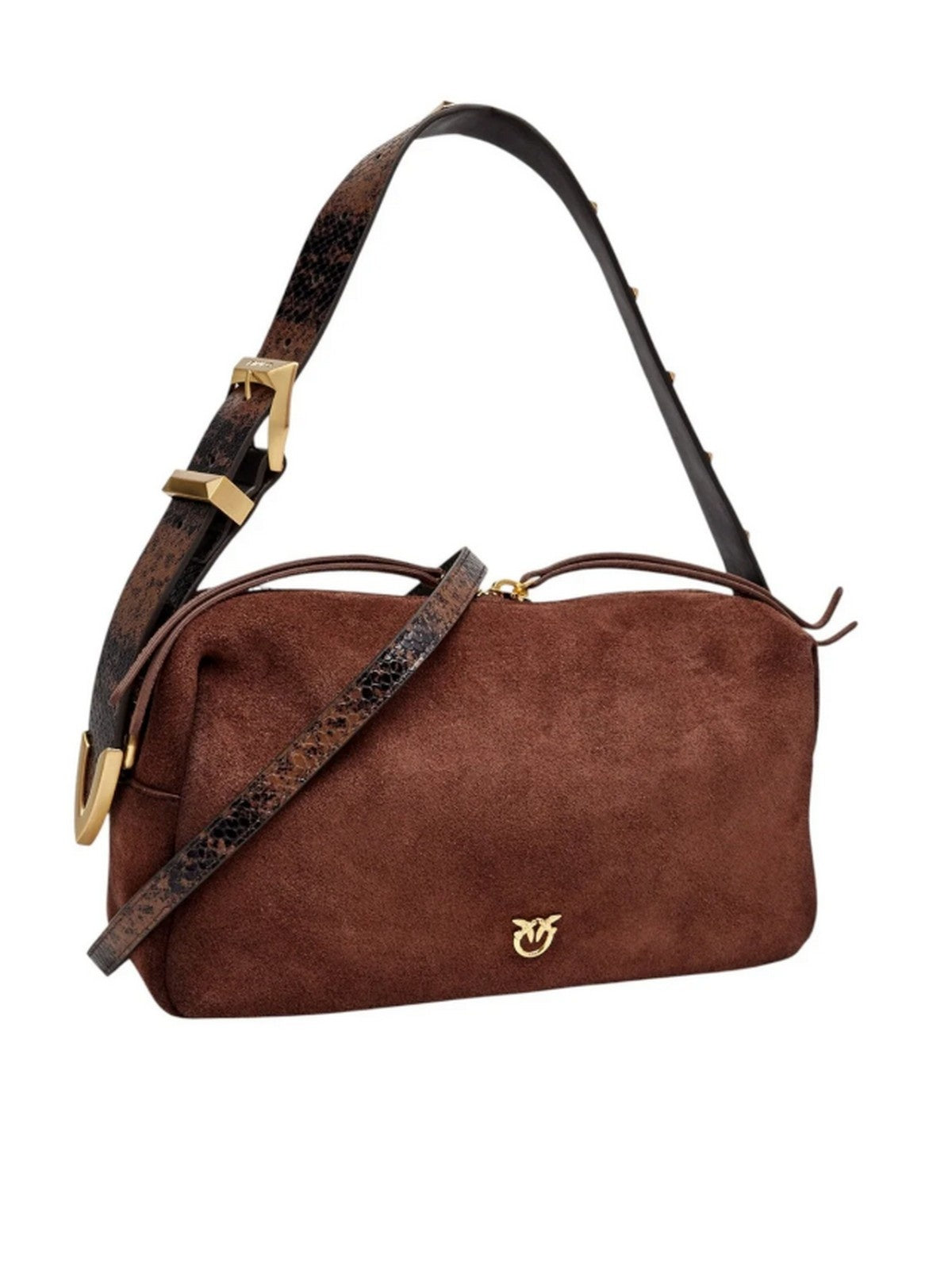 Schultertaschen Frau Pinko - bauletto trittico suede - n.d.