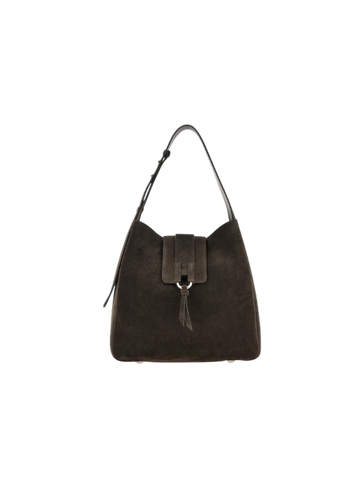 borse a spalla donna hogan - hobo veriticale - marrone