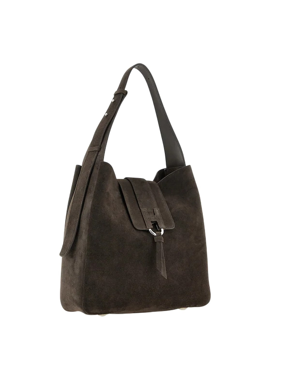borse a spalla donna hogan - hobo veriticale - marrone