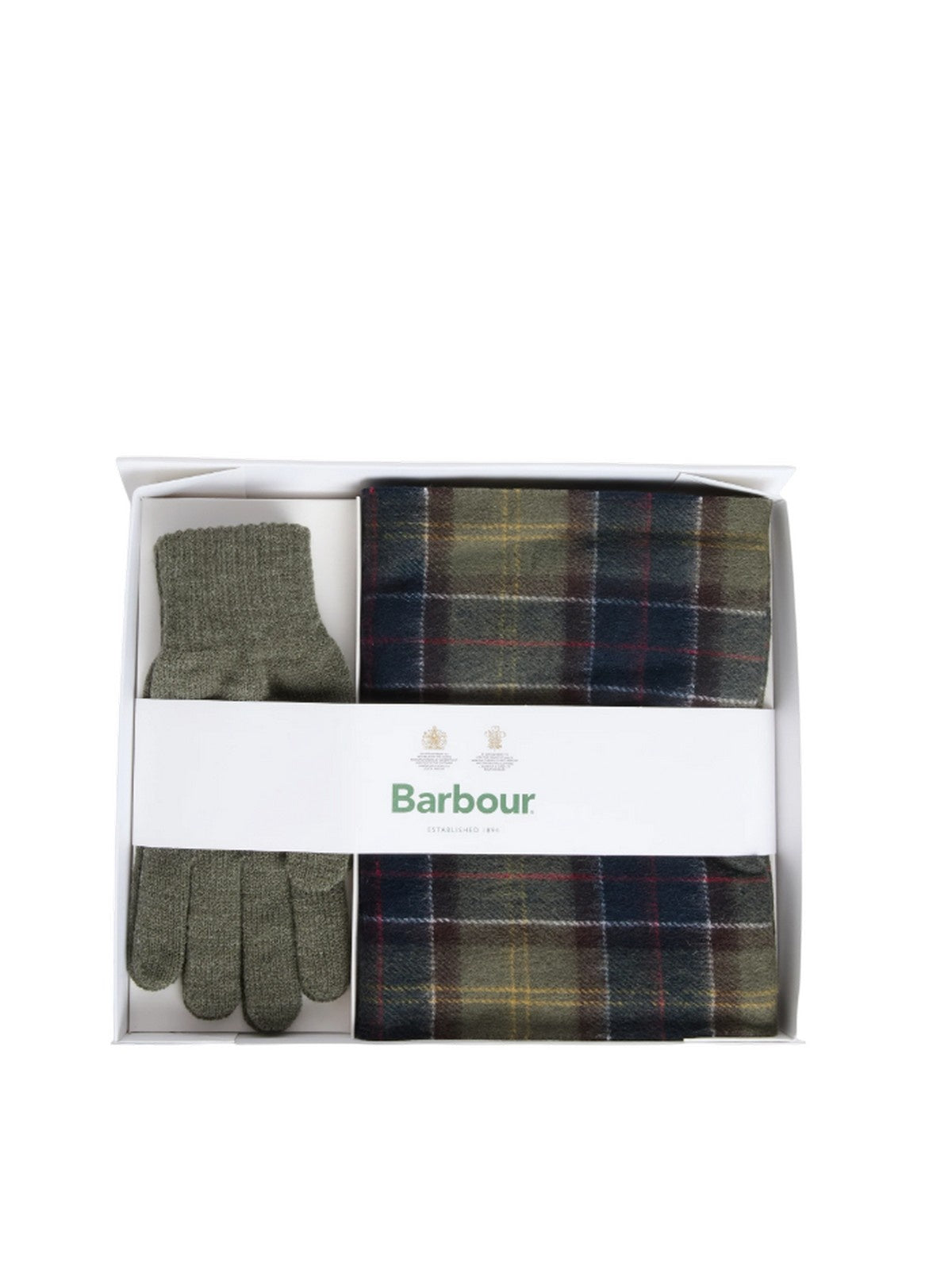 Autres (accessoires) Barbour International - écharpe tartane & cadeau glove - olive