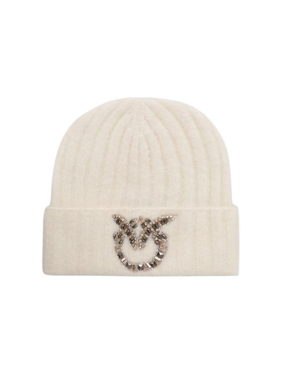 altro (cappelli e cappellini) donna pinko - bergamotto beanie lana soft - beige