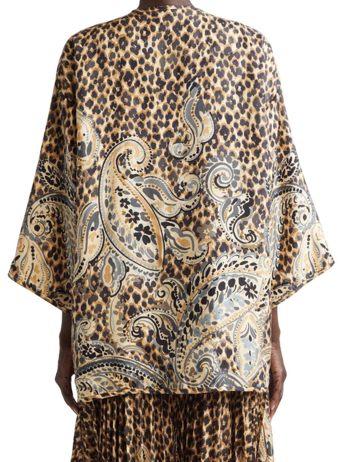giacche donna etro - women's kesa jacket with side slits - multicolore
