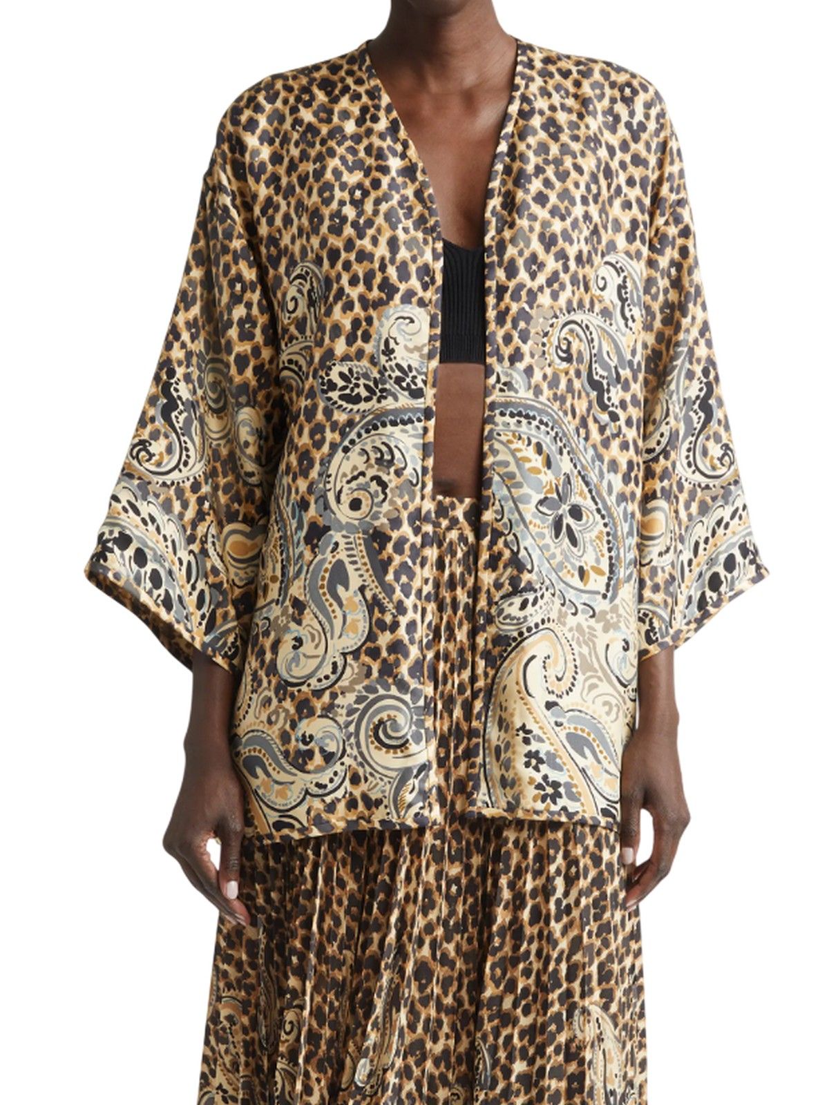 giacche donna etro - women's kesa jacket with side slits - multicolore