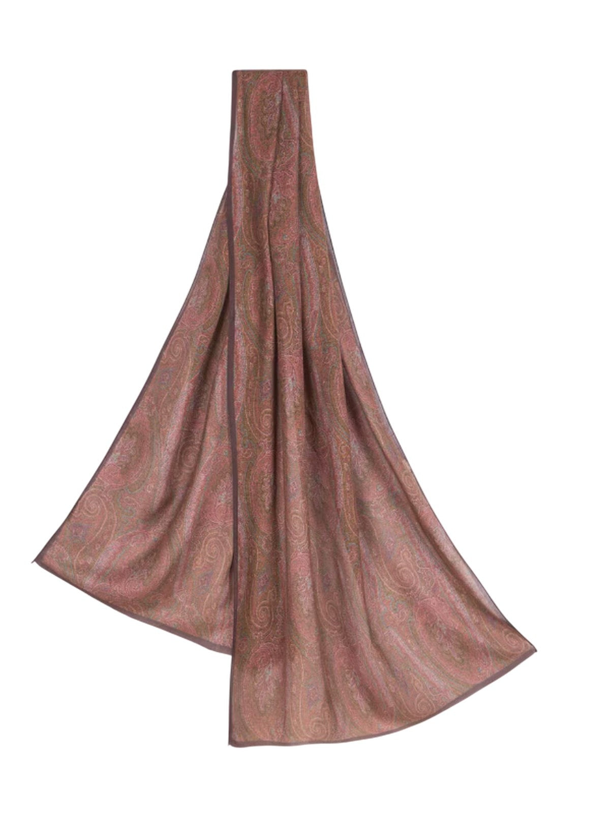 sciarpe uomo etro - scarf 68x200 cm - marrone