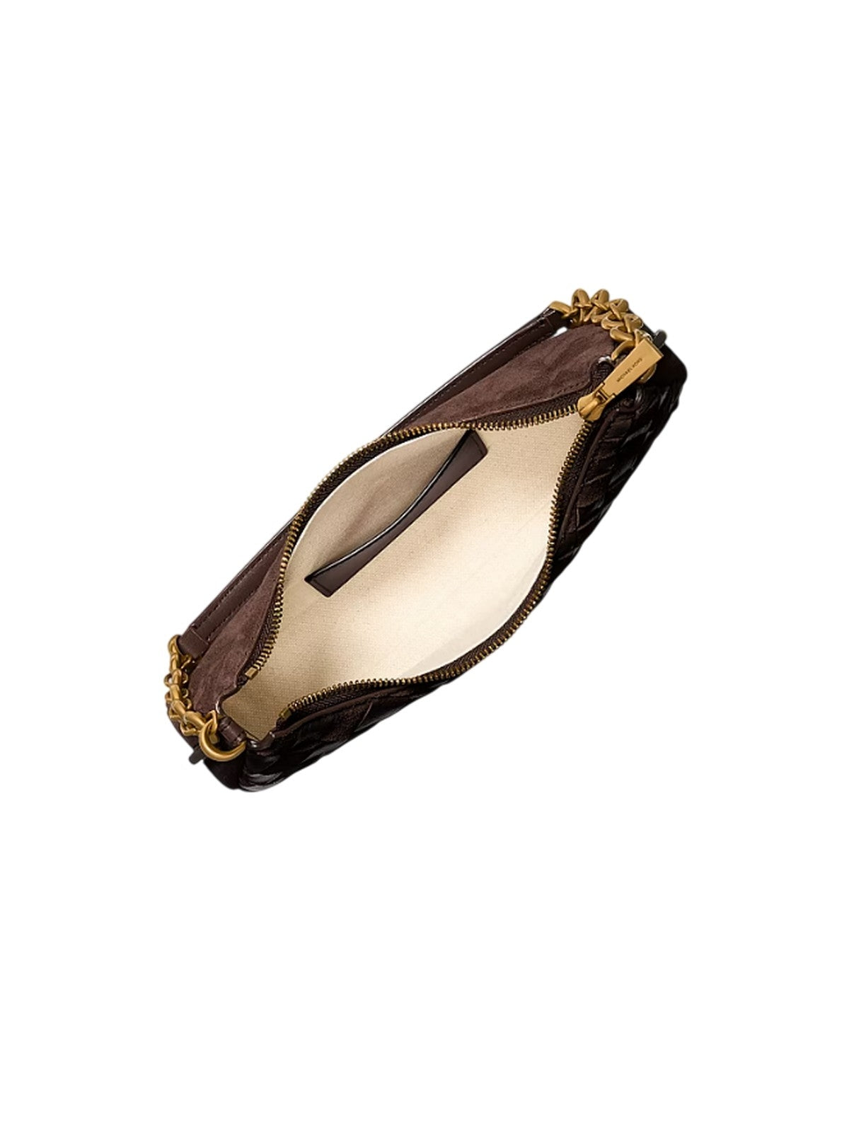 Women Handbags Michael Kors - md chain pouchette - brown