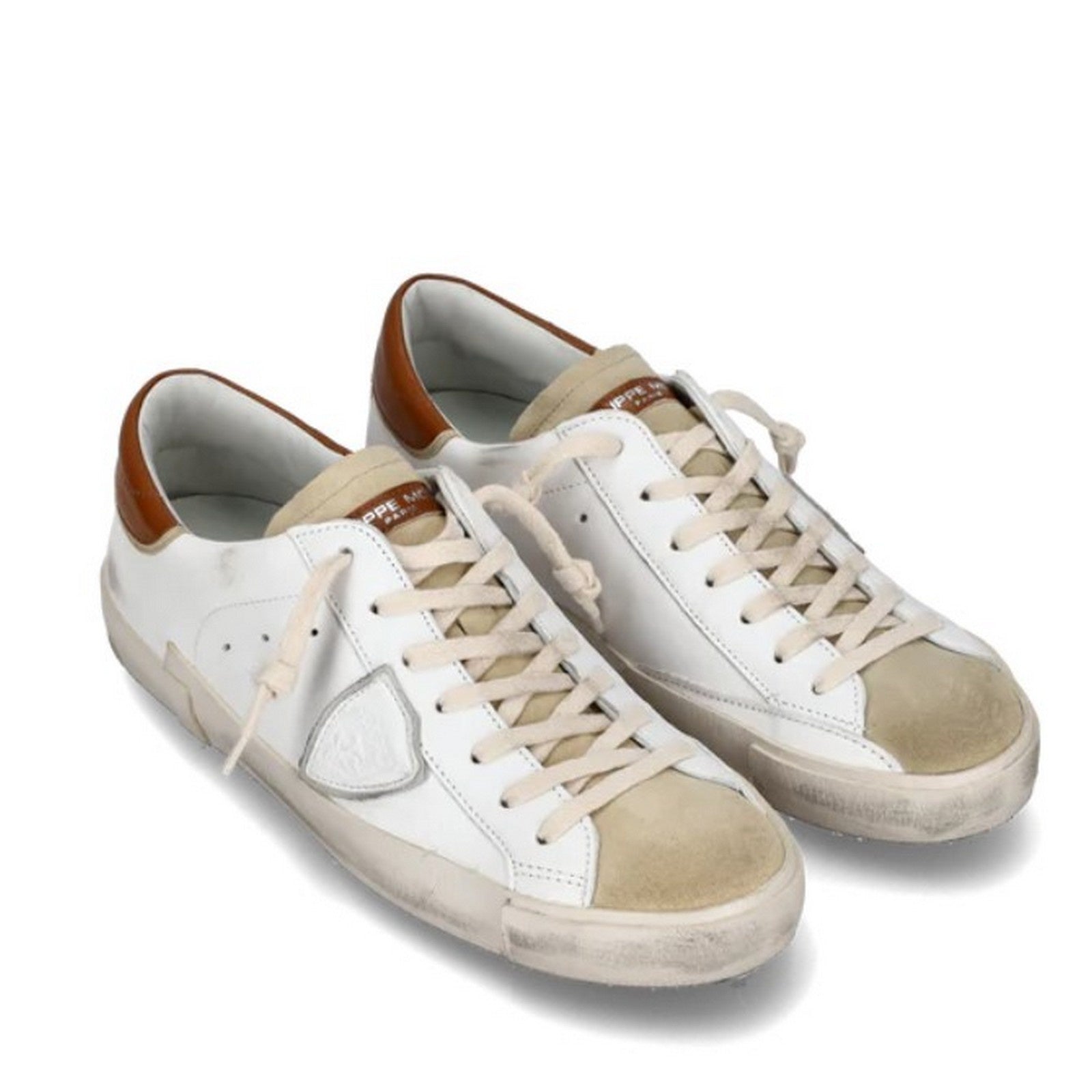 sneaker uomo philippe model - prsx low man - beige