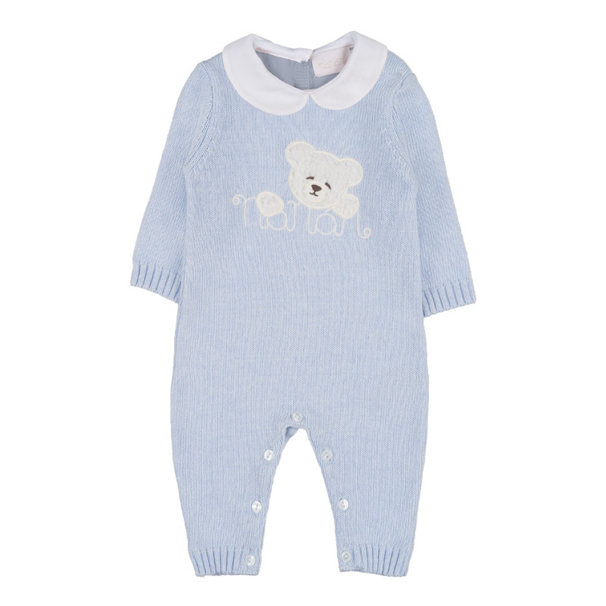 Nanan - Sky Thread Jumpsuit W/Bear I24017