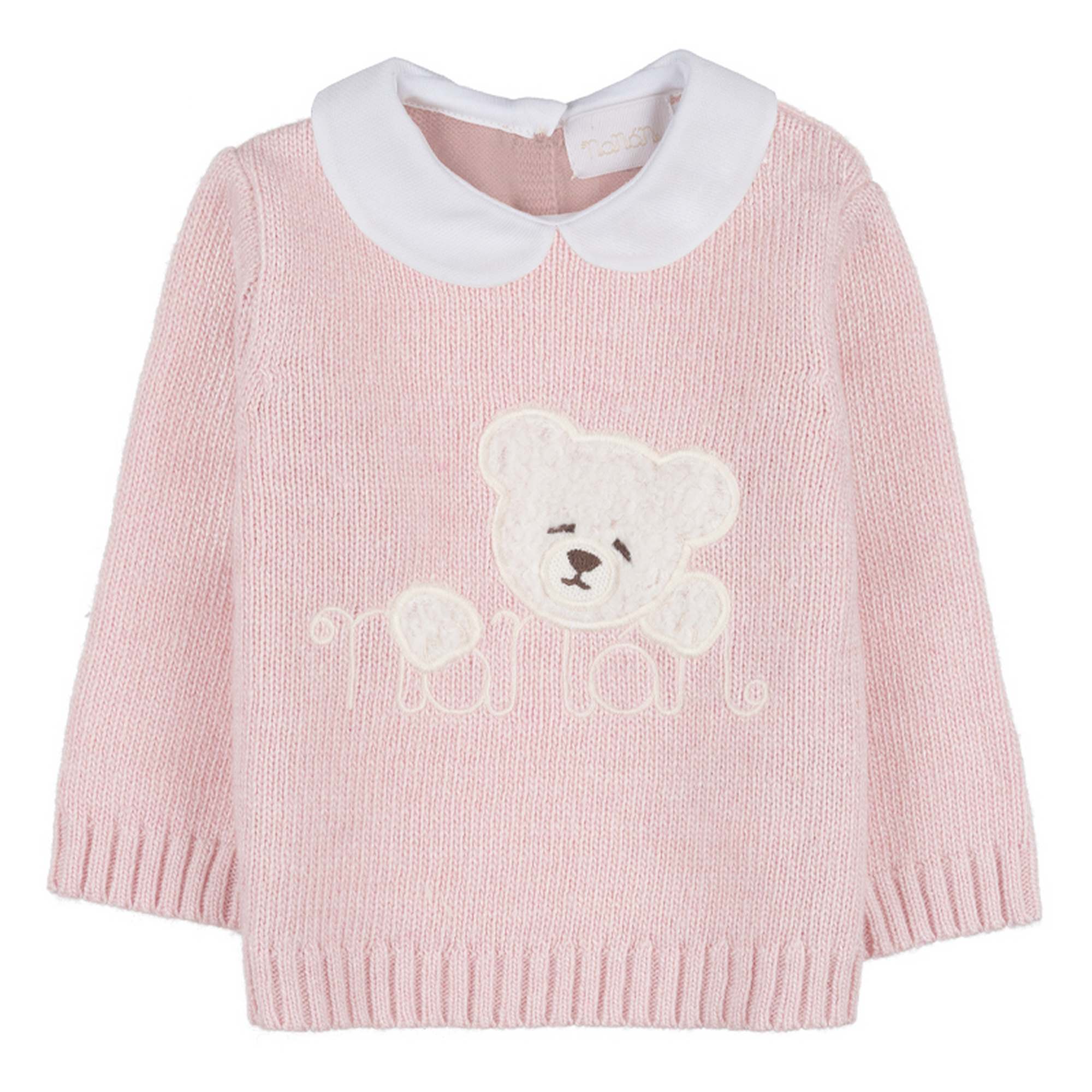 Nanan - Tutina 2 Pezzi Rosa In Filo C/orso I24019 - Picture 8 of 10
