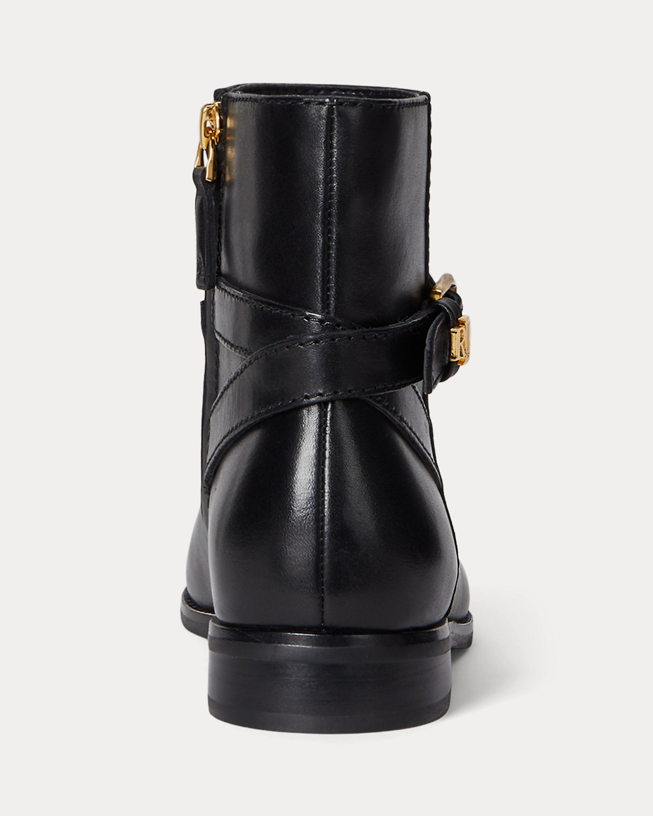 Damenstiefel mit Fellfutter Ralph Lauren 802967768001-BLACK Schwarz