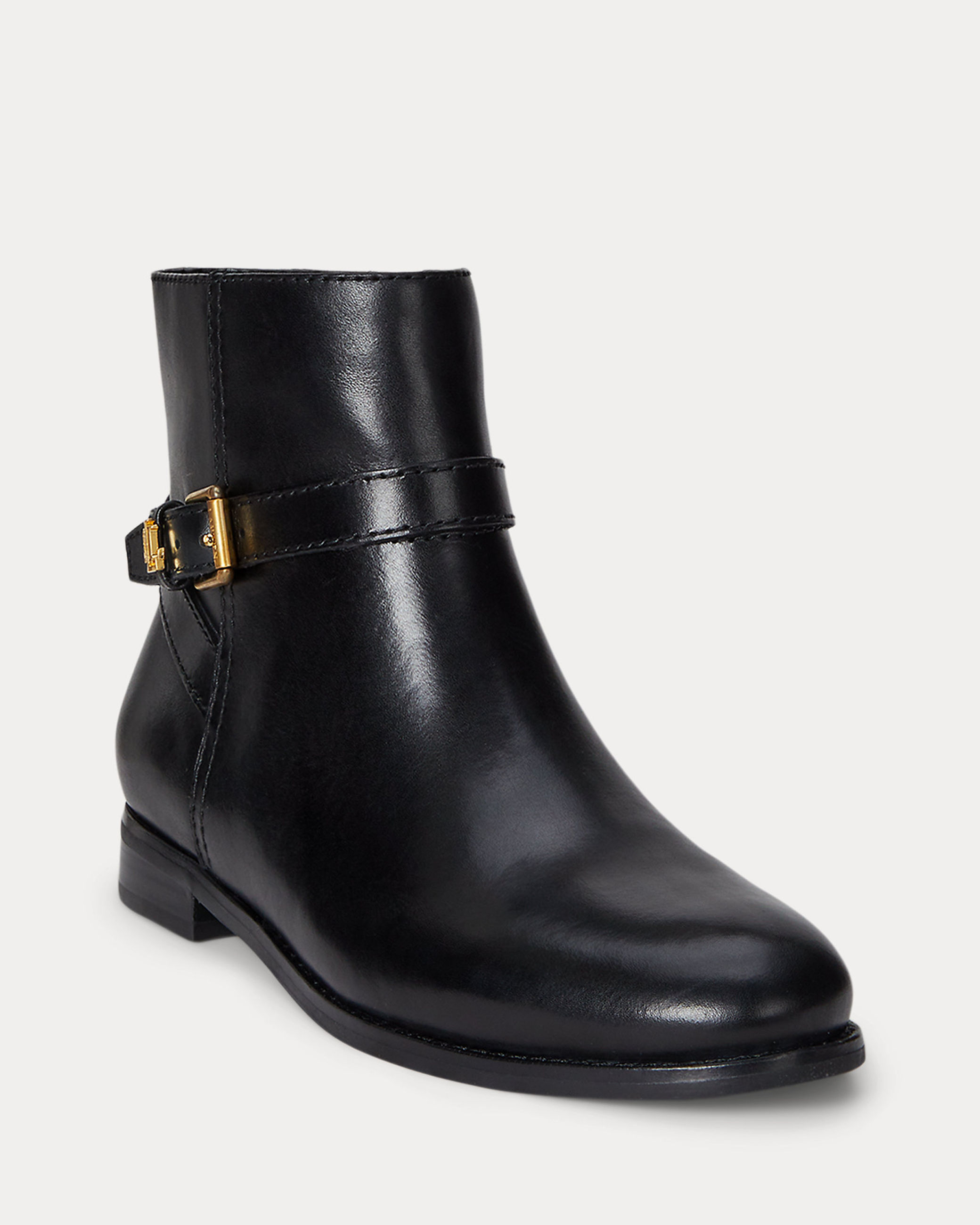 Damenstiefel mit Fellfutter Ralph Lauren 802967768001-BLACK Schwarz