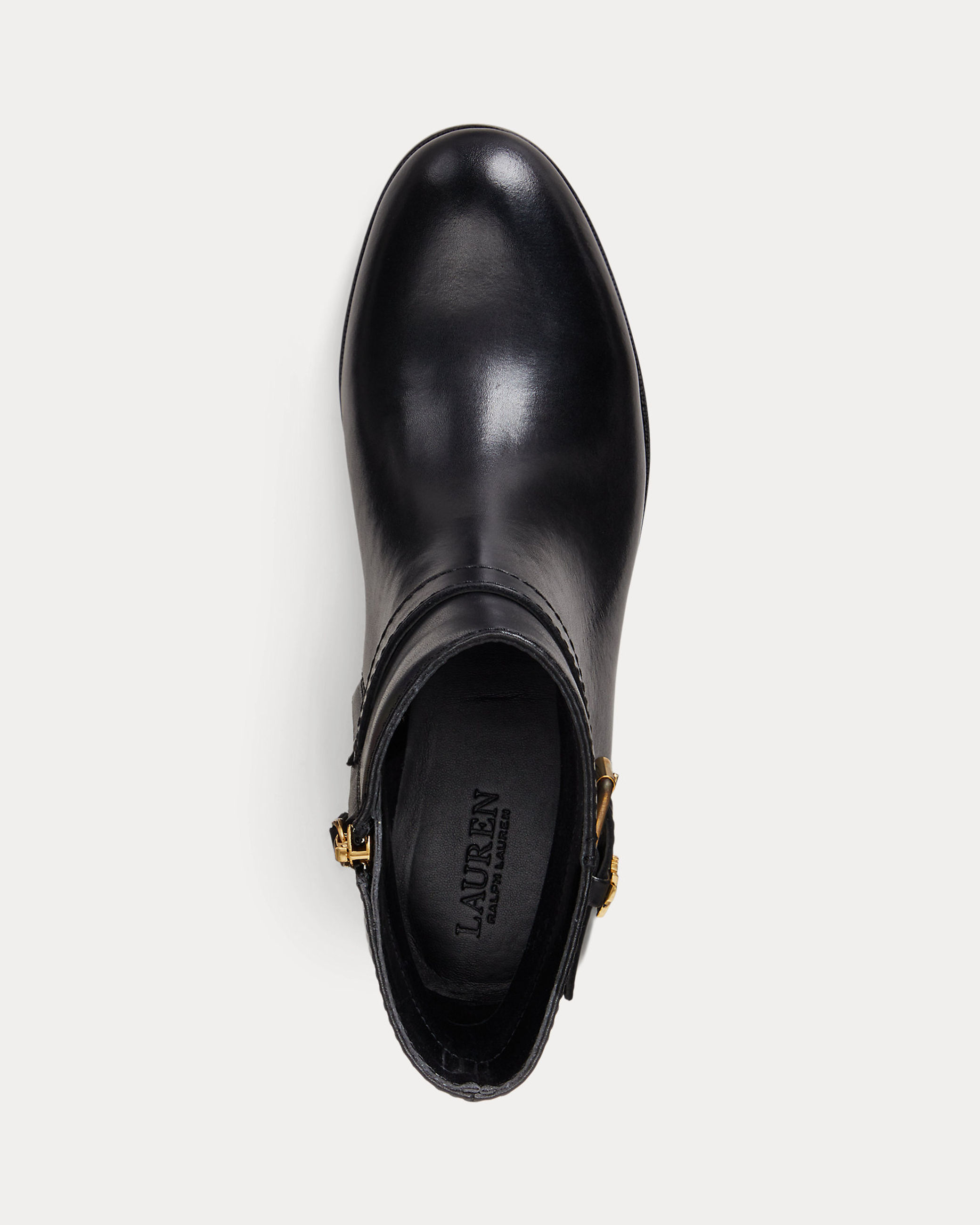 Damenstiefel mit Fellfutter Ralph Lauren 802967768001-BLACK Schwarz