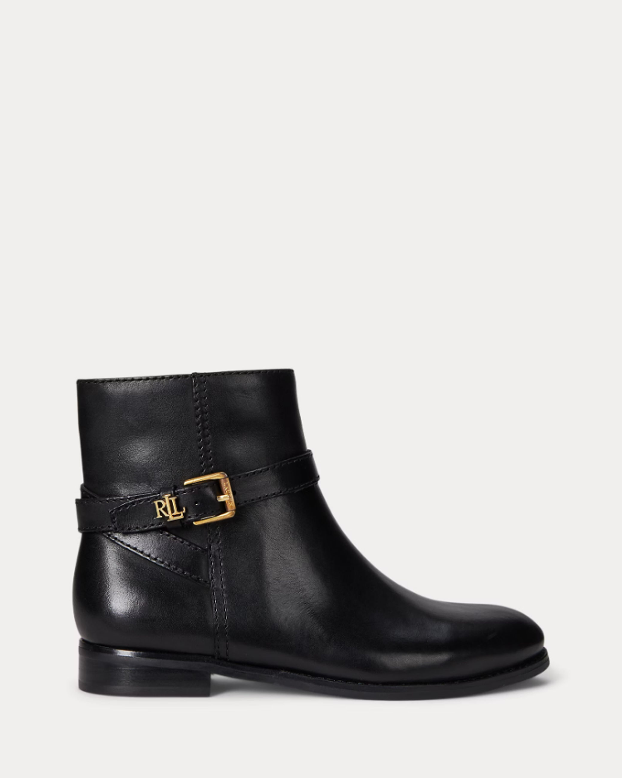 Damenstiefel mit Fellfutter Ralph Lauren 802967768001-BLACK Schwarz