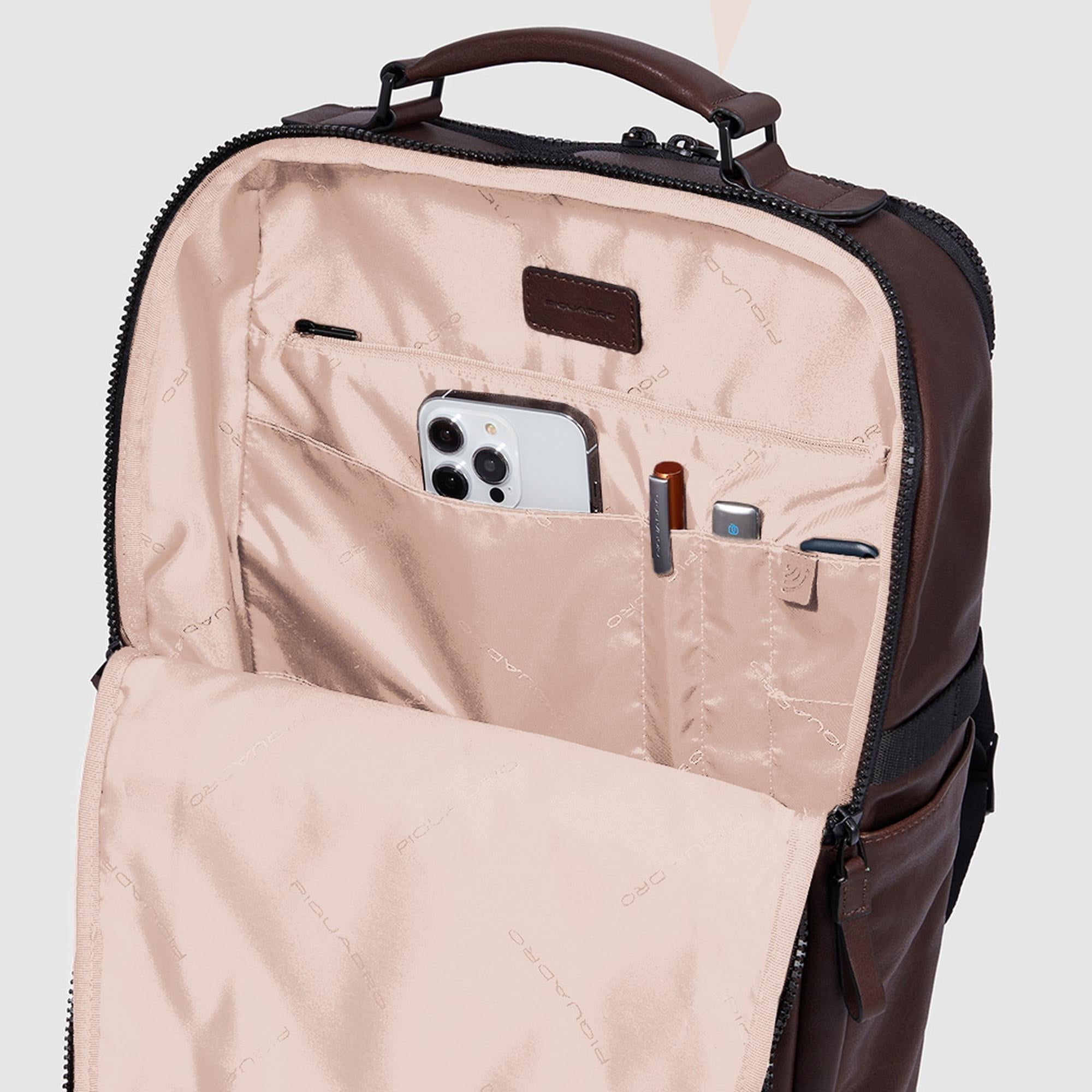 Rucksack PC und iPad Man Piquadro CA4818AP-BLUTM Mehrfarbig