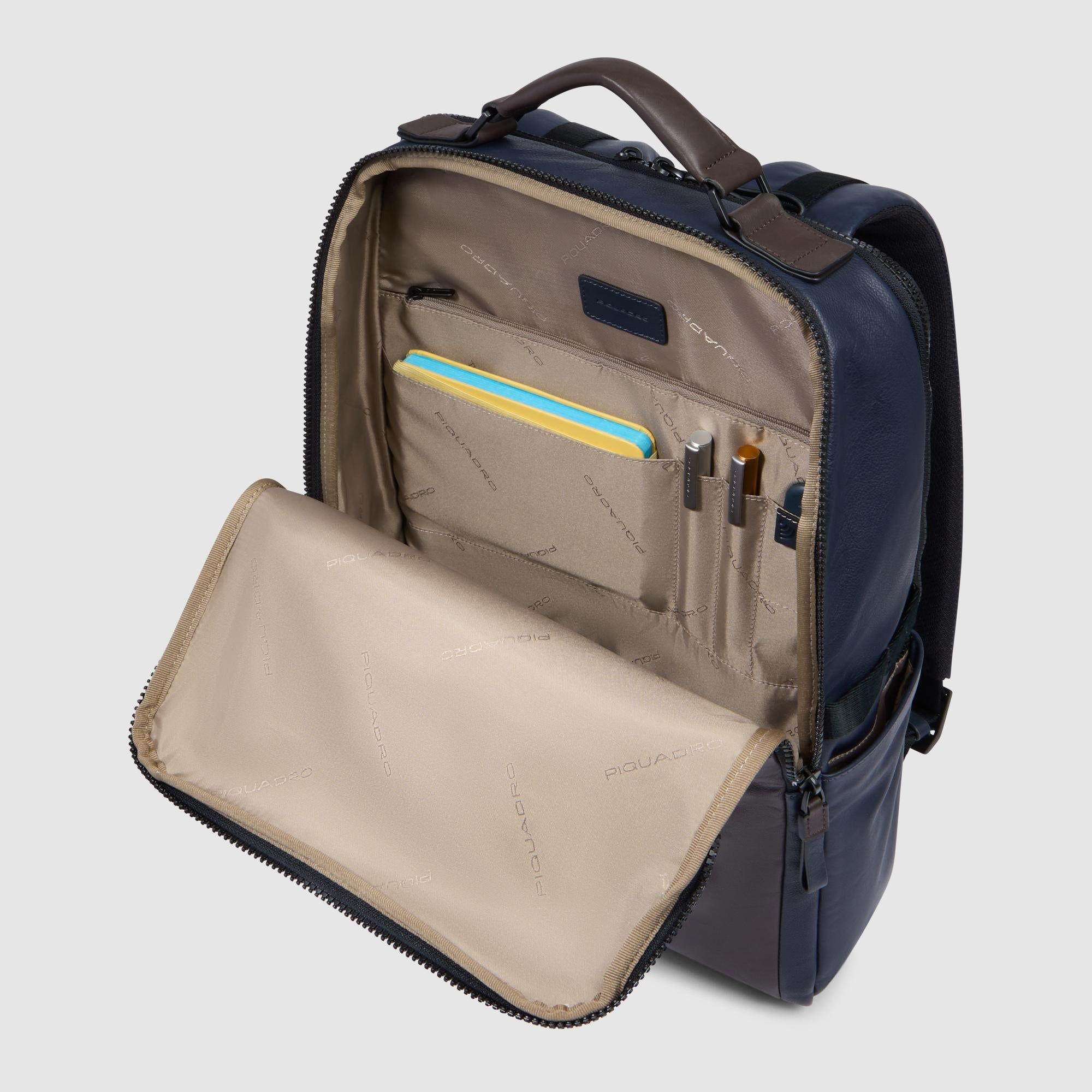 Rucksack PC und iPad Man Piquadro CA4818AP-BLUTM Mehrfarbig
