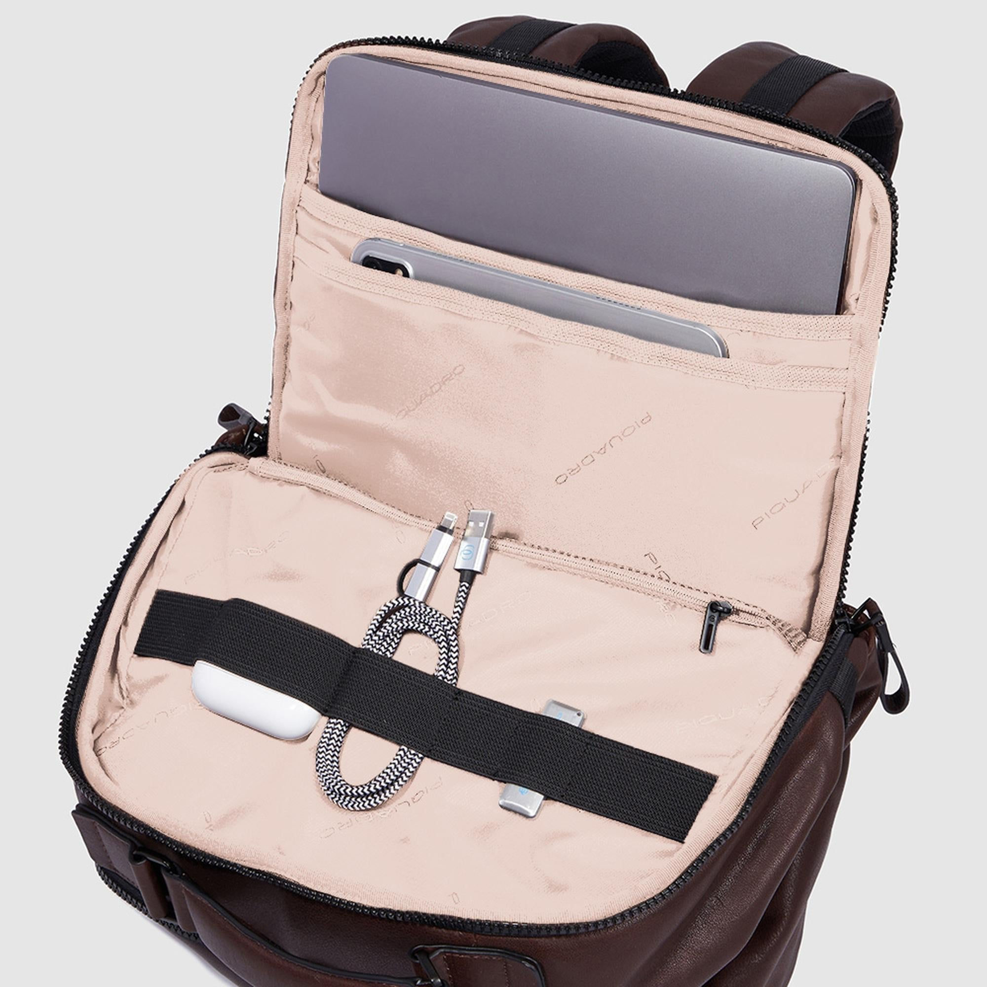 Rucksack PC und iPad Man Piquadro CA4818AP-BLUTM Mehrfarbig