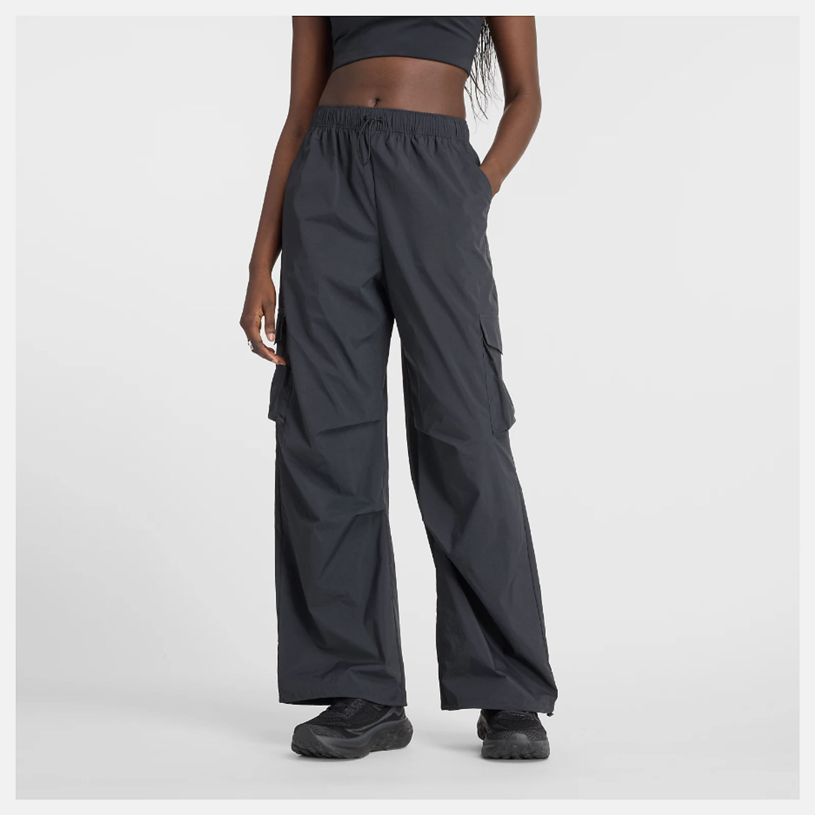 Pantalone Cargo Donna new balance wp43534bk Nero 