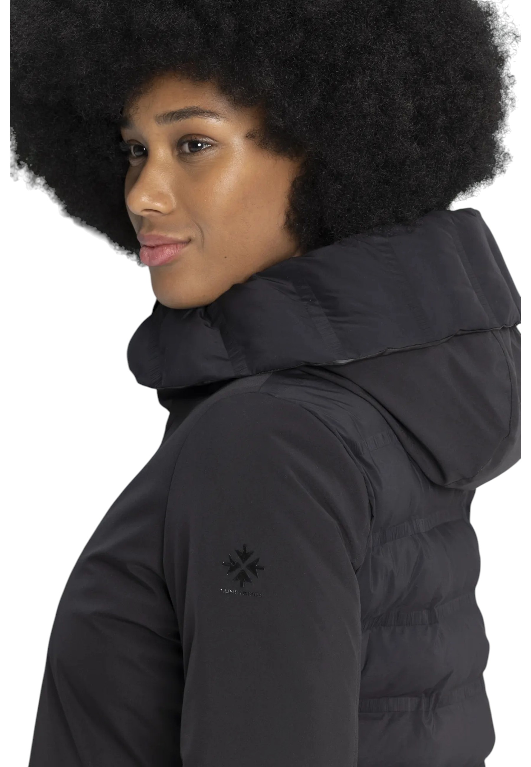 Down jacket 3/4 Woman Suntripes nara nara jacket