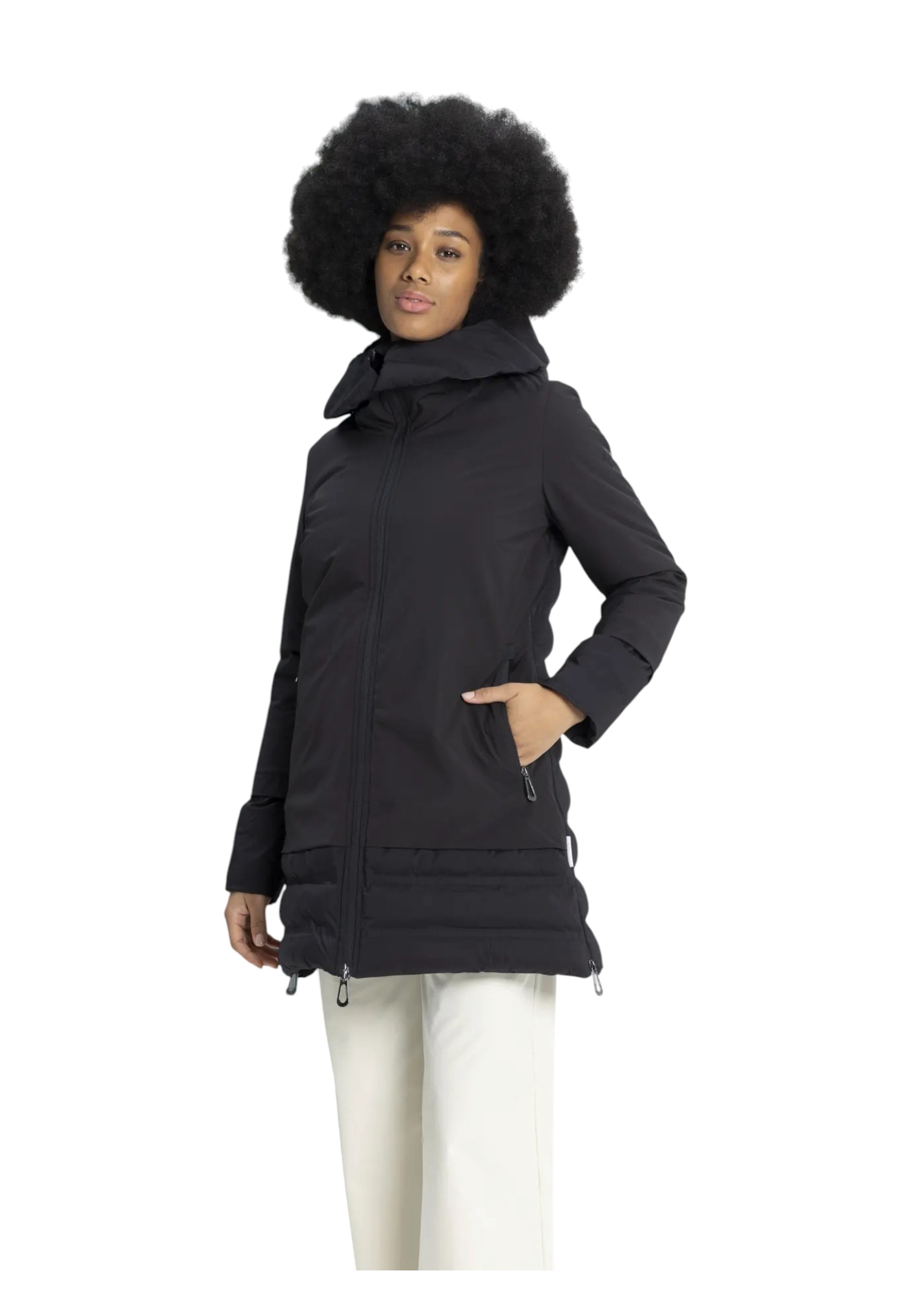 Down jacket 3/4 Woman Suntripes nara nara jacket