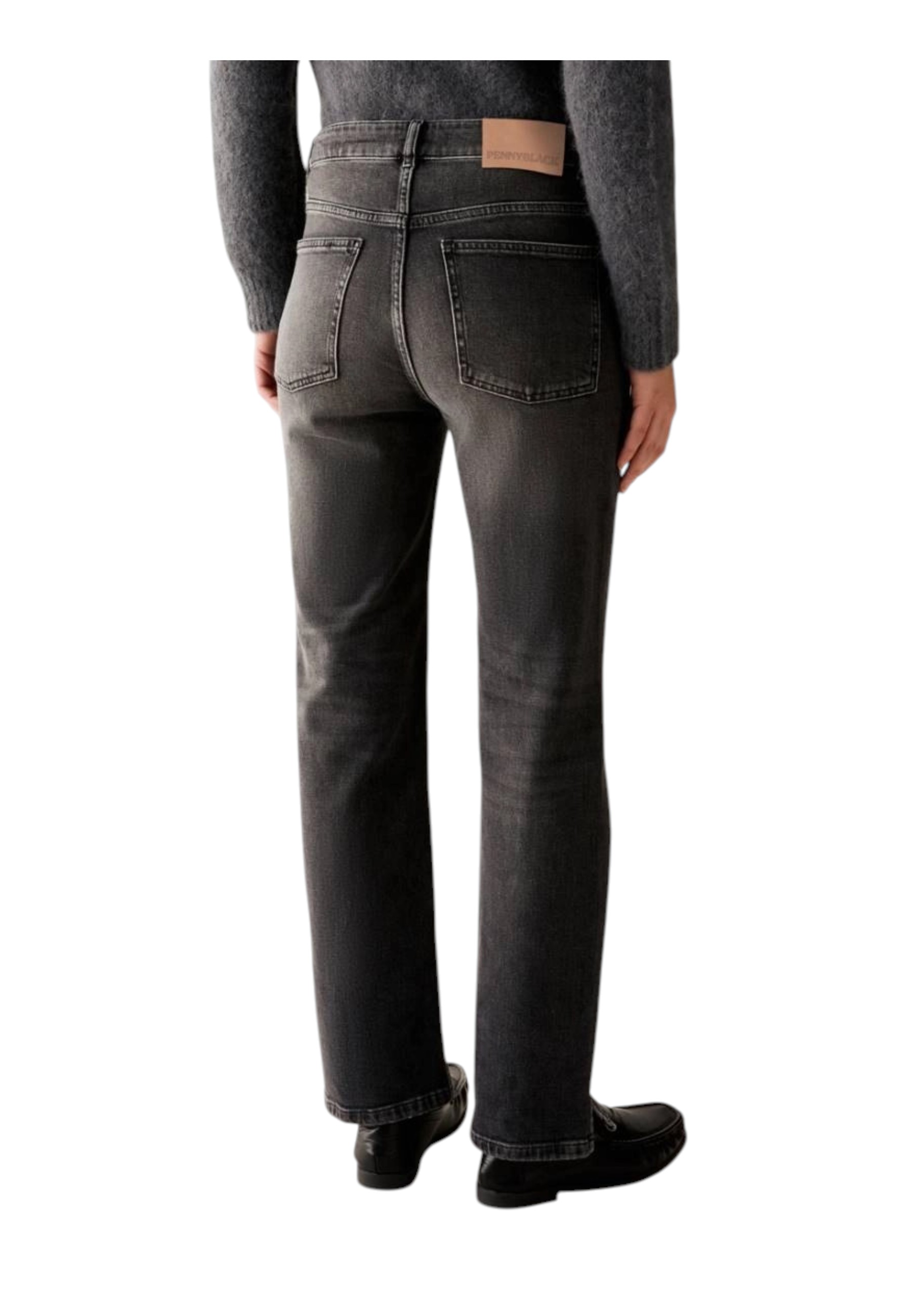 Women's Denim Pants Penny Black pbbregular-003