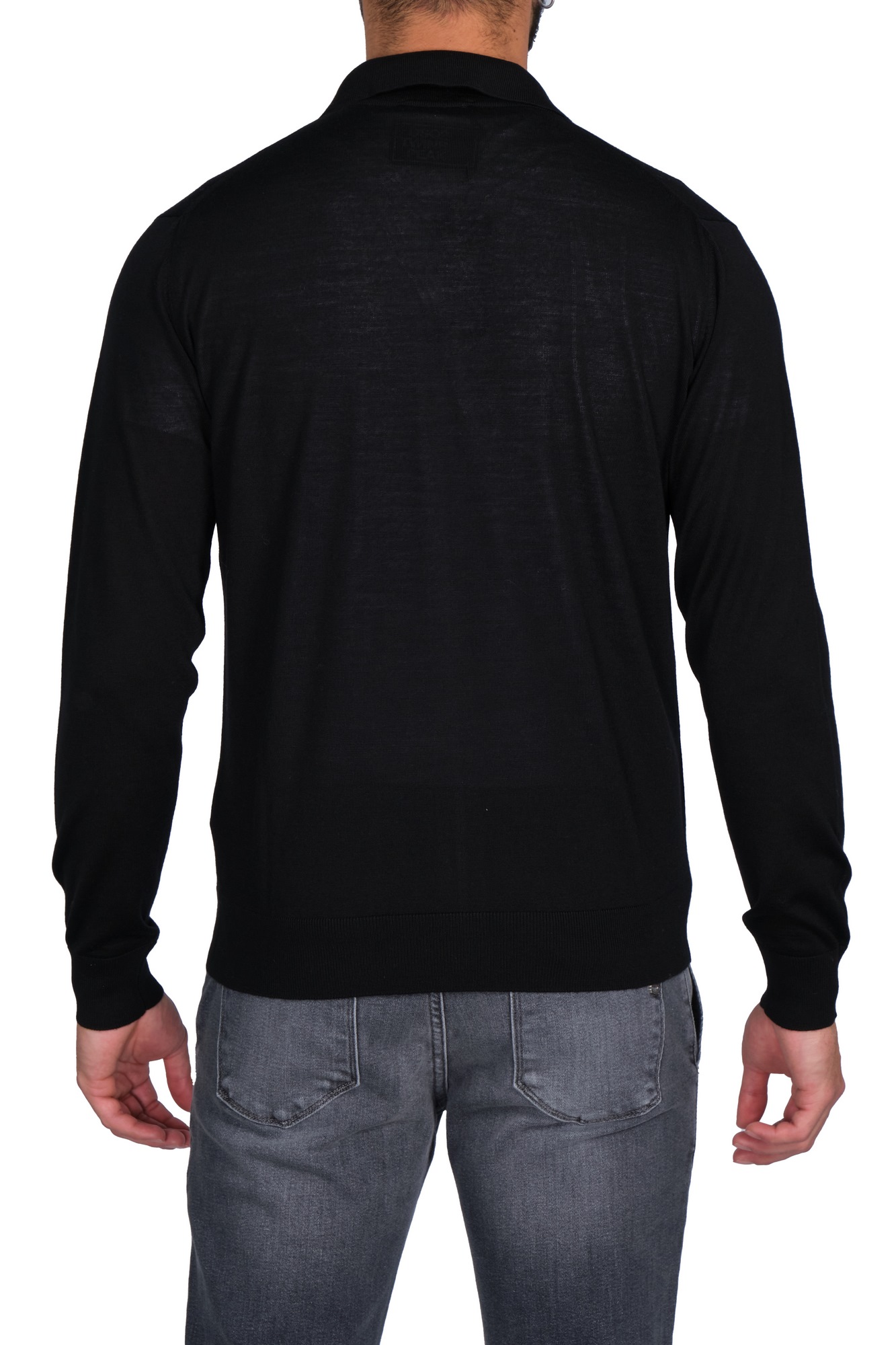 Filintrama - Polo Fullzip L.merino FB1ML RM16R 990 NERO