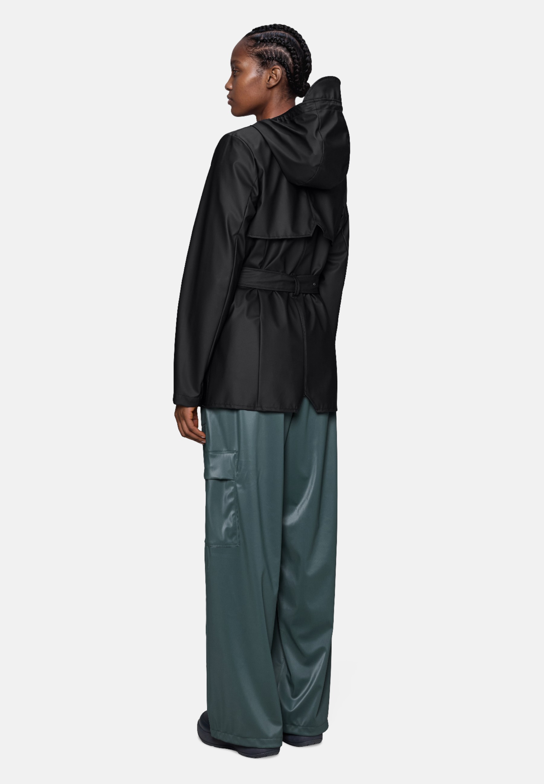 Chaqueta de mujer Rains 12100 negro