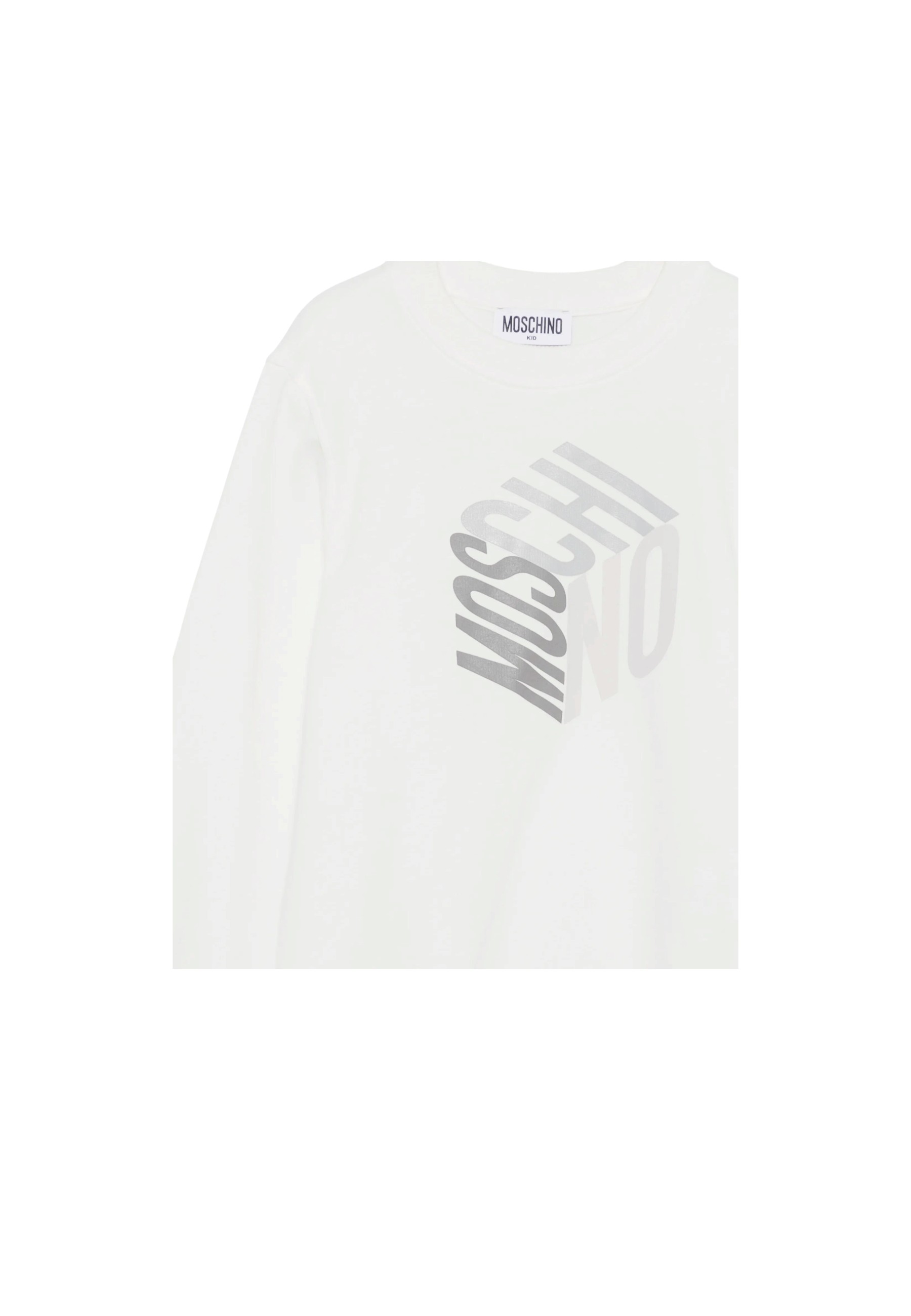 Bébé sweat-shirt unisexe Moschino HUF0A2_BIANCO