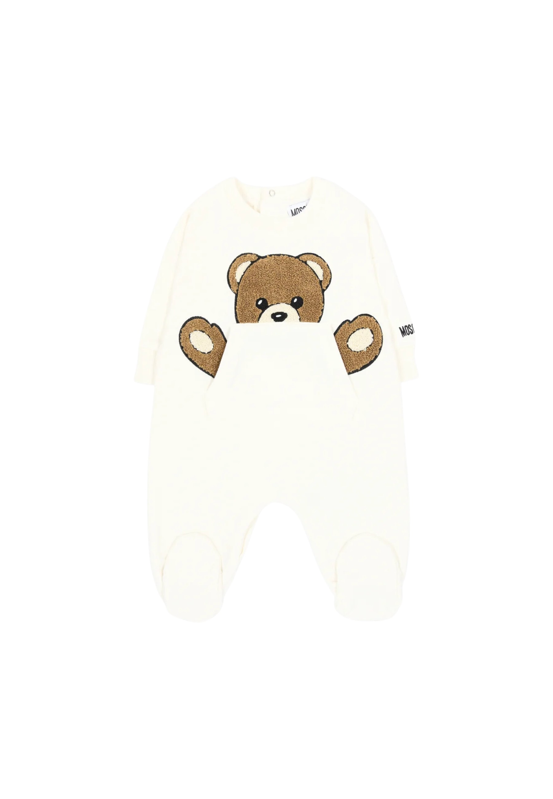 Children's suit unisex Moschino MUY09H_BIANCO