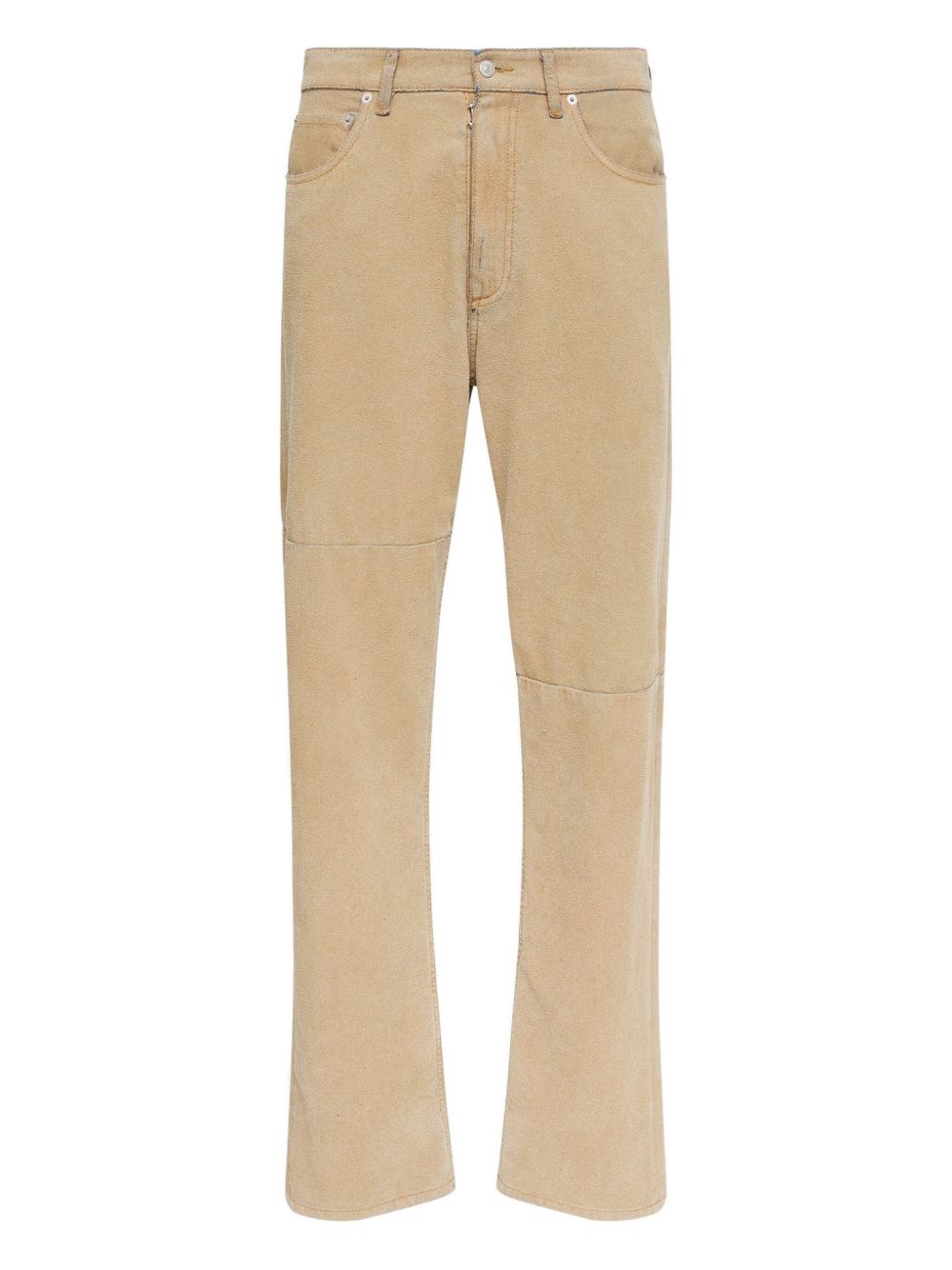 mm6 maison margiene jeans beige man five pockets