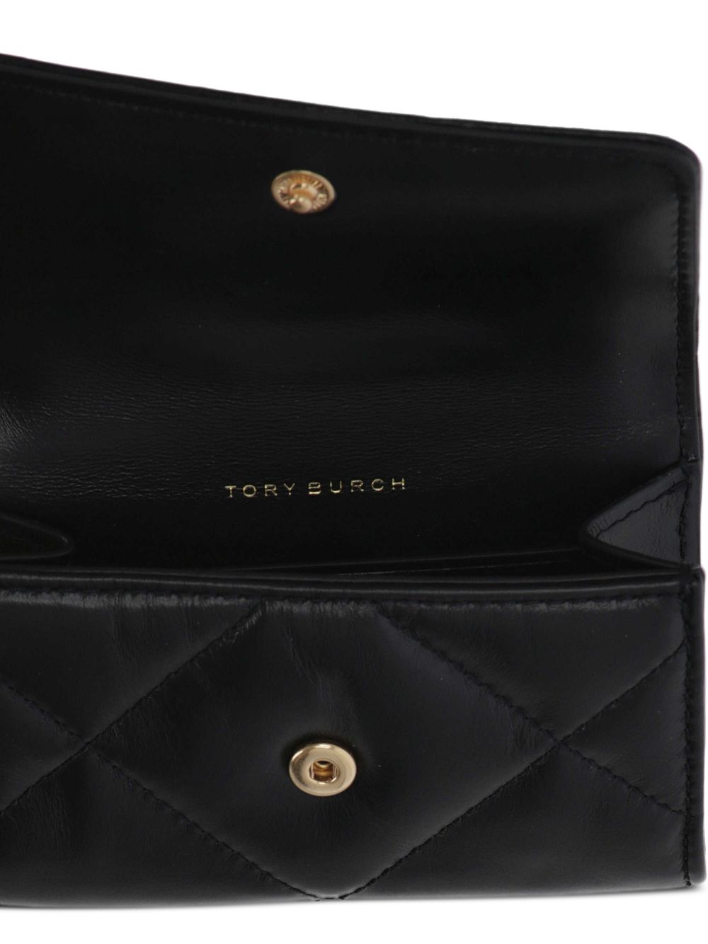 Tory Burch creditcard houder kira diamant vrouw zwart