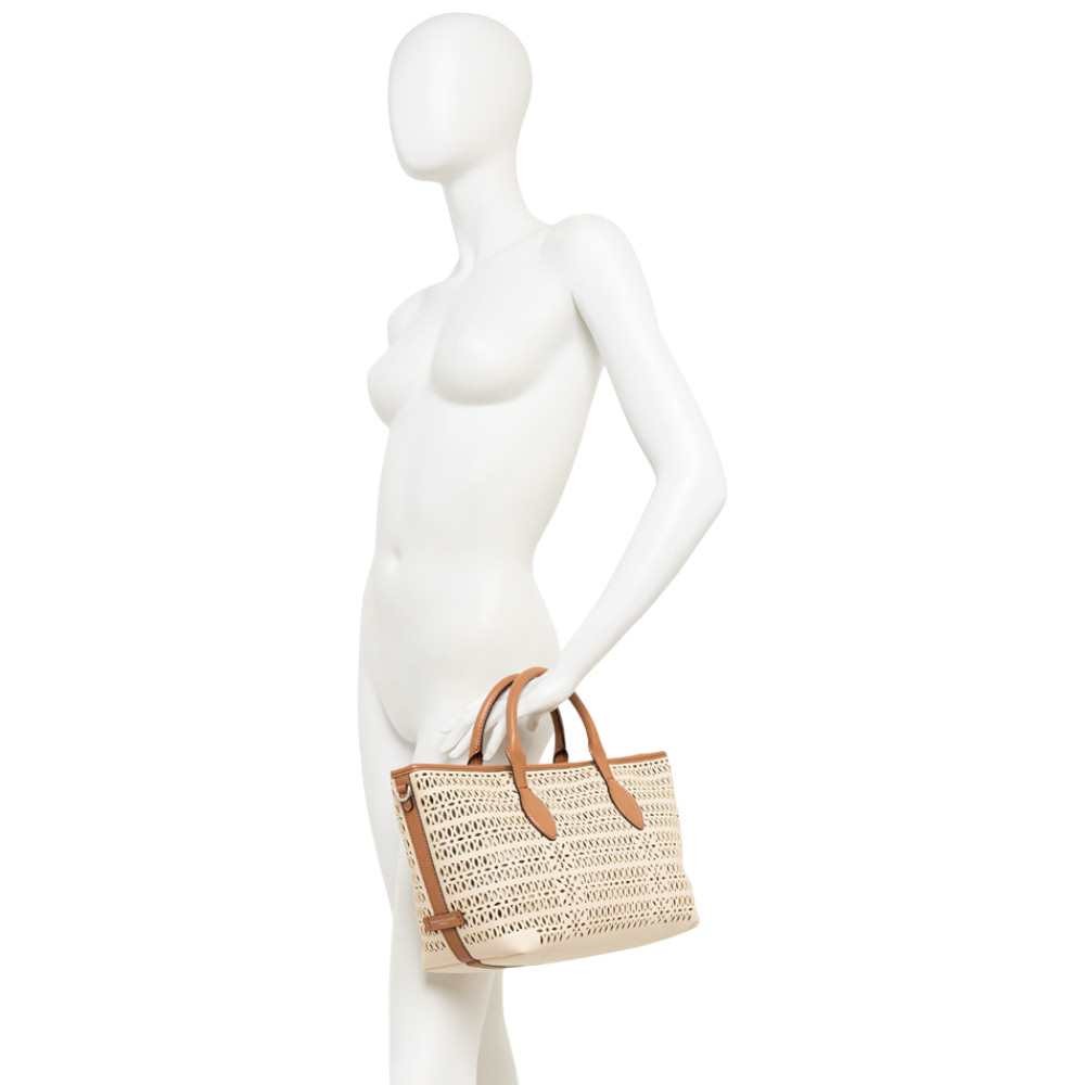Gianni Chiarini Frauen Mashup Tasche Tuch/Corda/Clay Stoff und Leder
