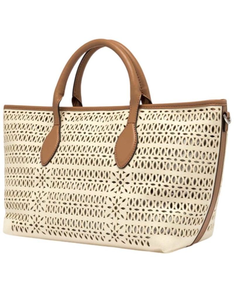 Gianni Chiarini Frauen Mashup Tasche Tuch/Corda/Clay Stoff und Leder