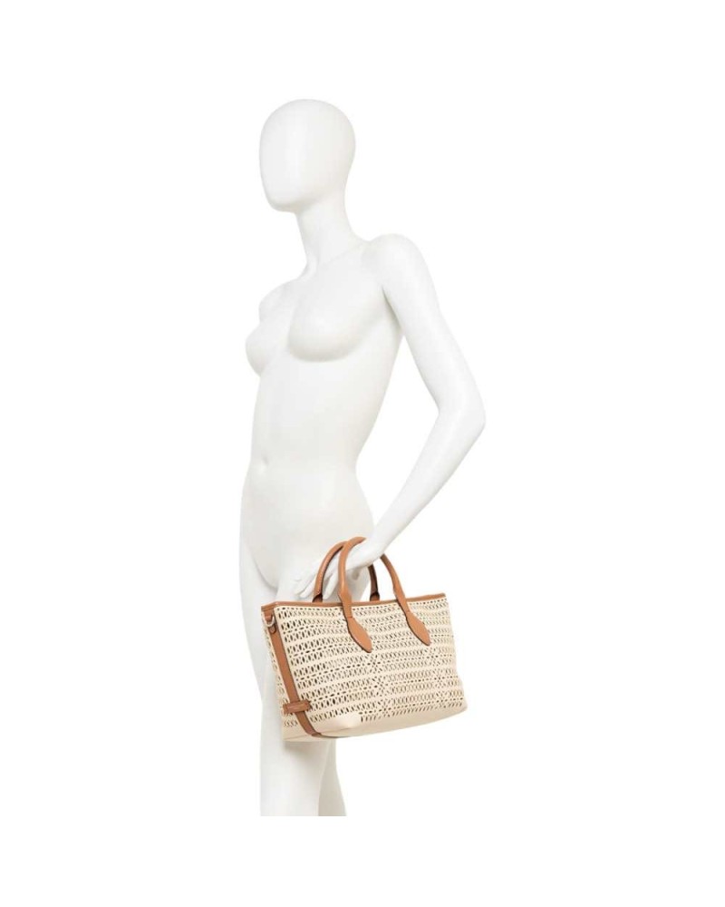 Gianni Chiarini Frauen Mashup Tasche Tuch/Corda/Clay Stoff und Leder