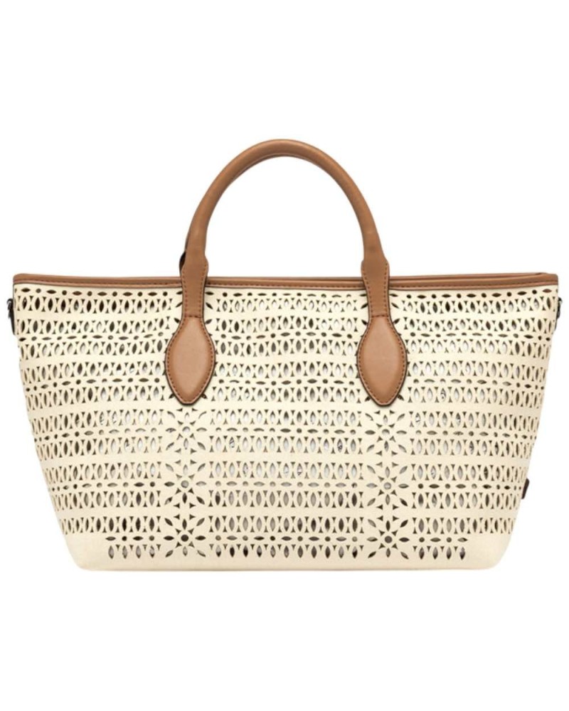 Gianni Chiarini Frauen Mashup Tasche Tuch/Corda/Clay Stoff und Leder