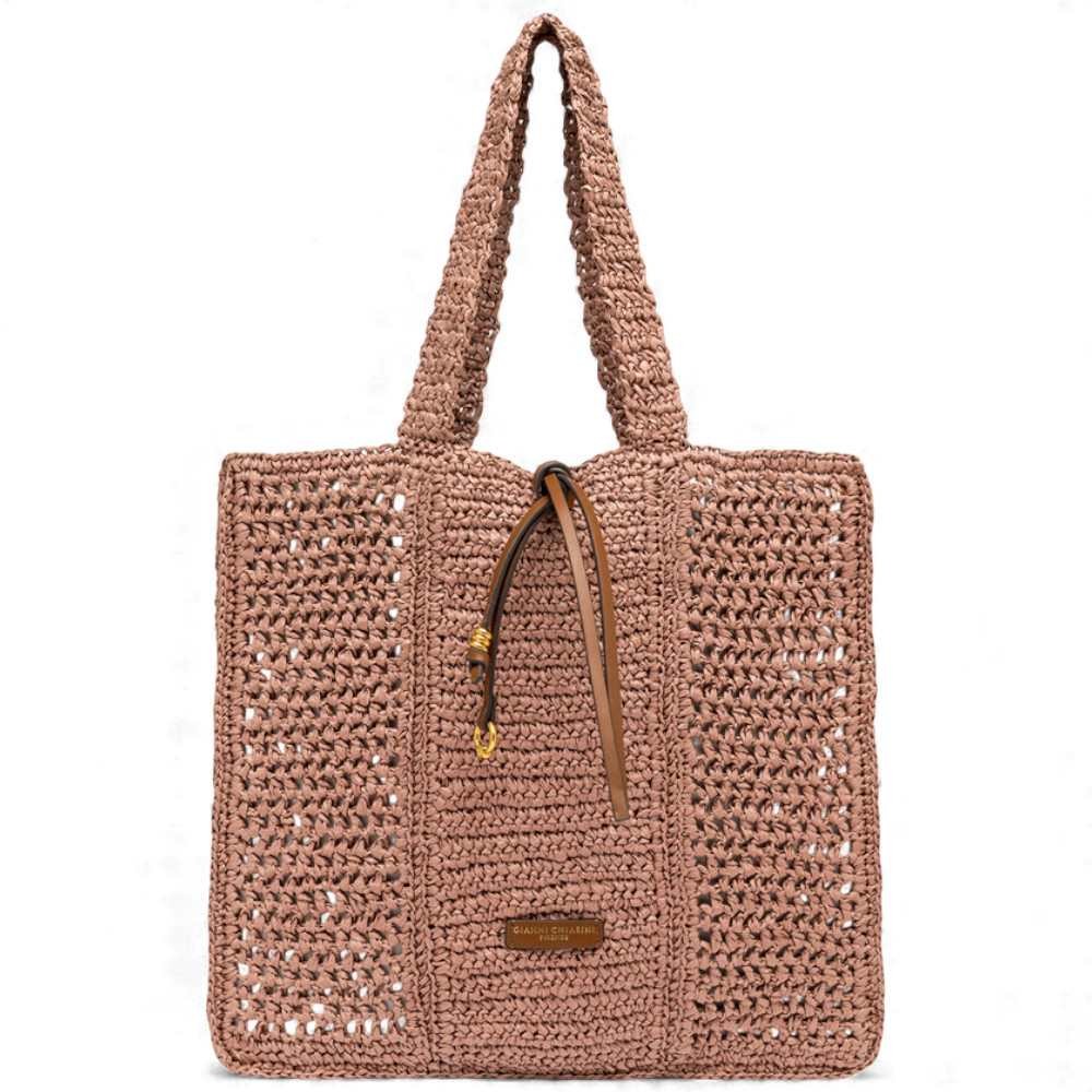 Gianni Chiarini Damen Nefeli Tasche Blush Stoff und Synthetisch