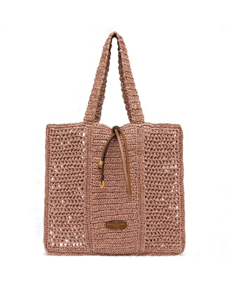 Gianni Chiarini Damen Nefeli Tasche Blush Stoff und Synthetisch