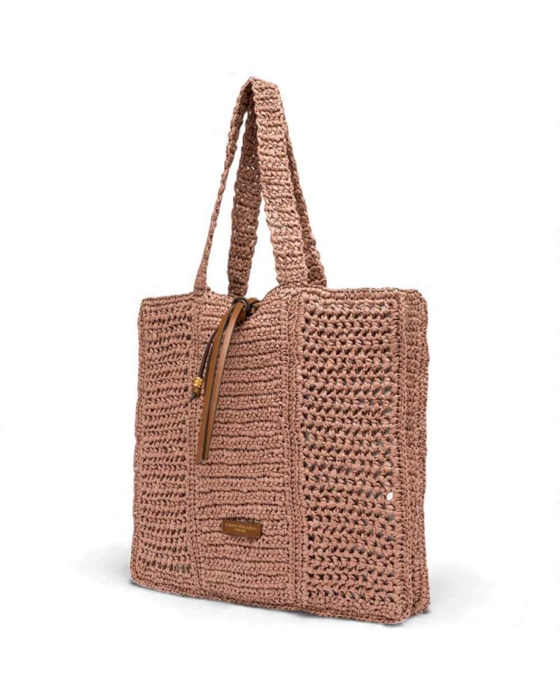 Gianni Chiarini Damen Nefeli Tasche Blush Stoff und Synthetisch