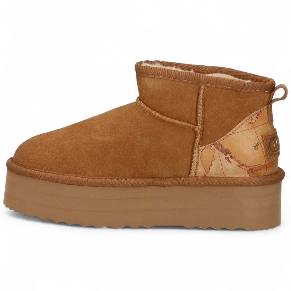 Alviero Martini 1a clase Mujer mitad bota Geo Botas Brown 38 - 1262-417B-0010-38