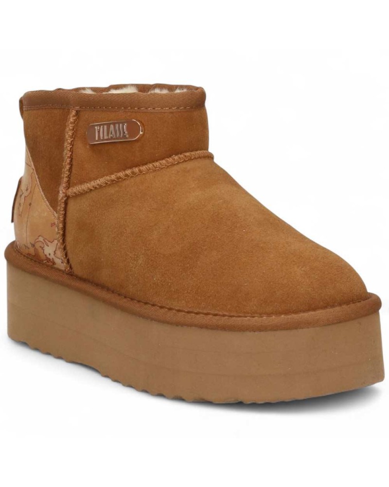 Alviero Martini 1a clase Mujer mitad bota Geo Botas Brown 38 - 1262-417B-0010-38