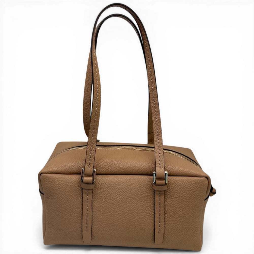 Loristella Borsa a Mano Grace Donna Mandorla in Pelle Liscia con Chiusura Magnetica