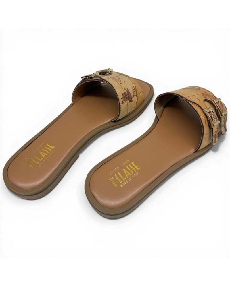 Alviero Martini 1 Classe Zapatilla Geo Classic Natural Mujer Talla 37