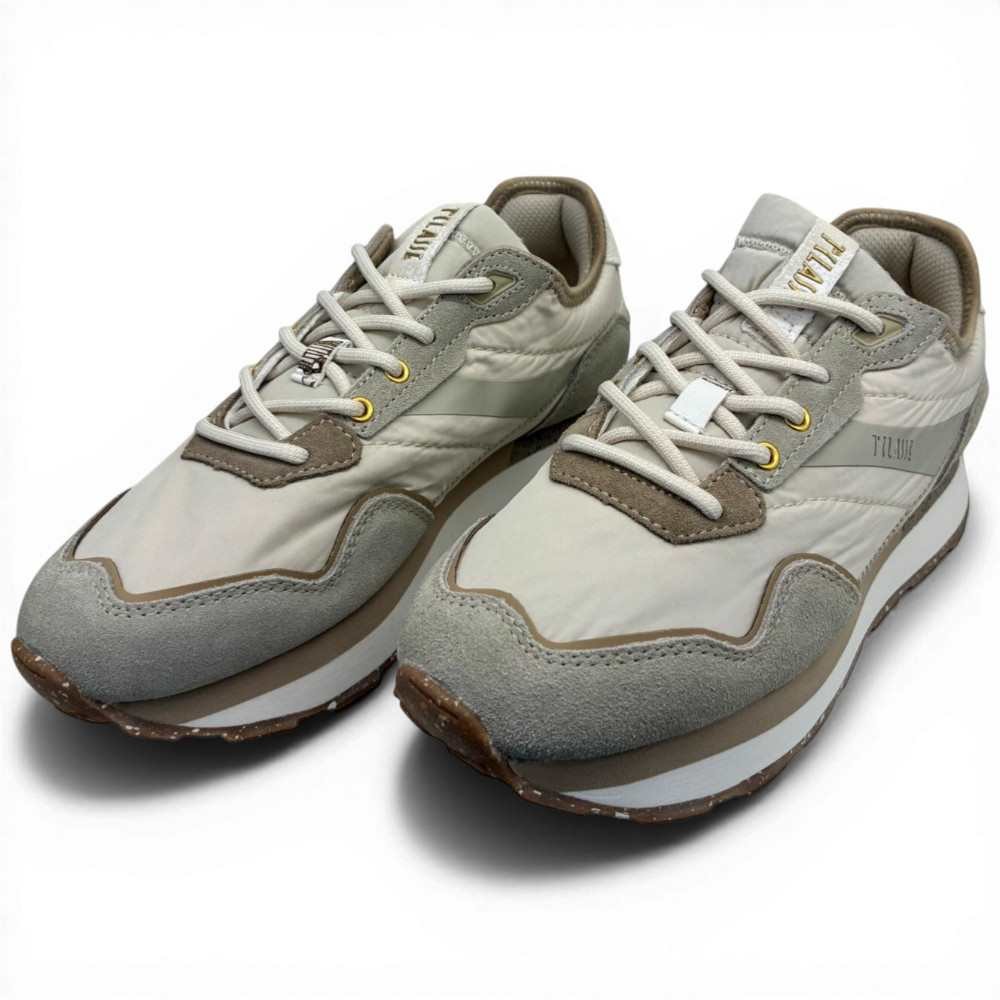Alviero Martini 1 Classe Geo Classic Woman Sand in Fabric and Leather Size 35