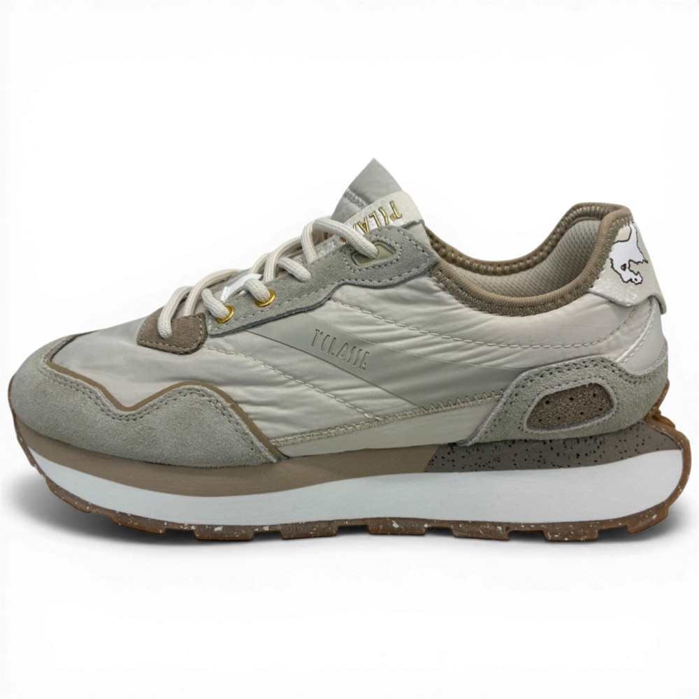 Alviero Martini 1 Classe Geo Classic Woman Sand in Fabric and Leather Size 35