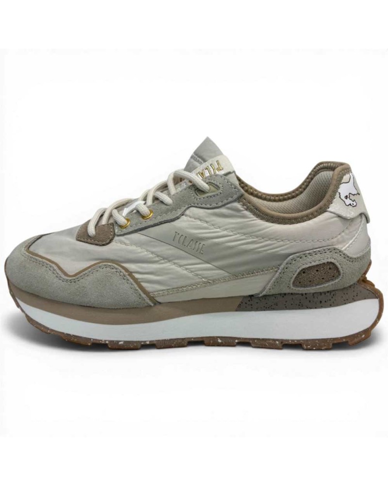 Alviero Martini 1 Classe Geo Classic Woman Sand in Fabric and Leather Size 35