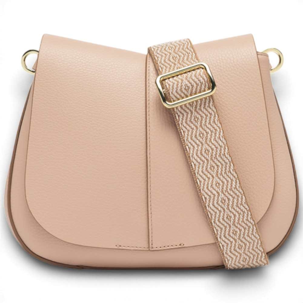 Gianni Chiarini Helena Round Women Pink Leather Salt Bag
