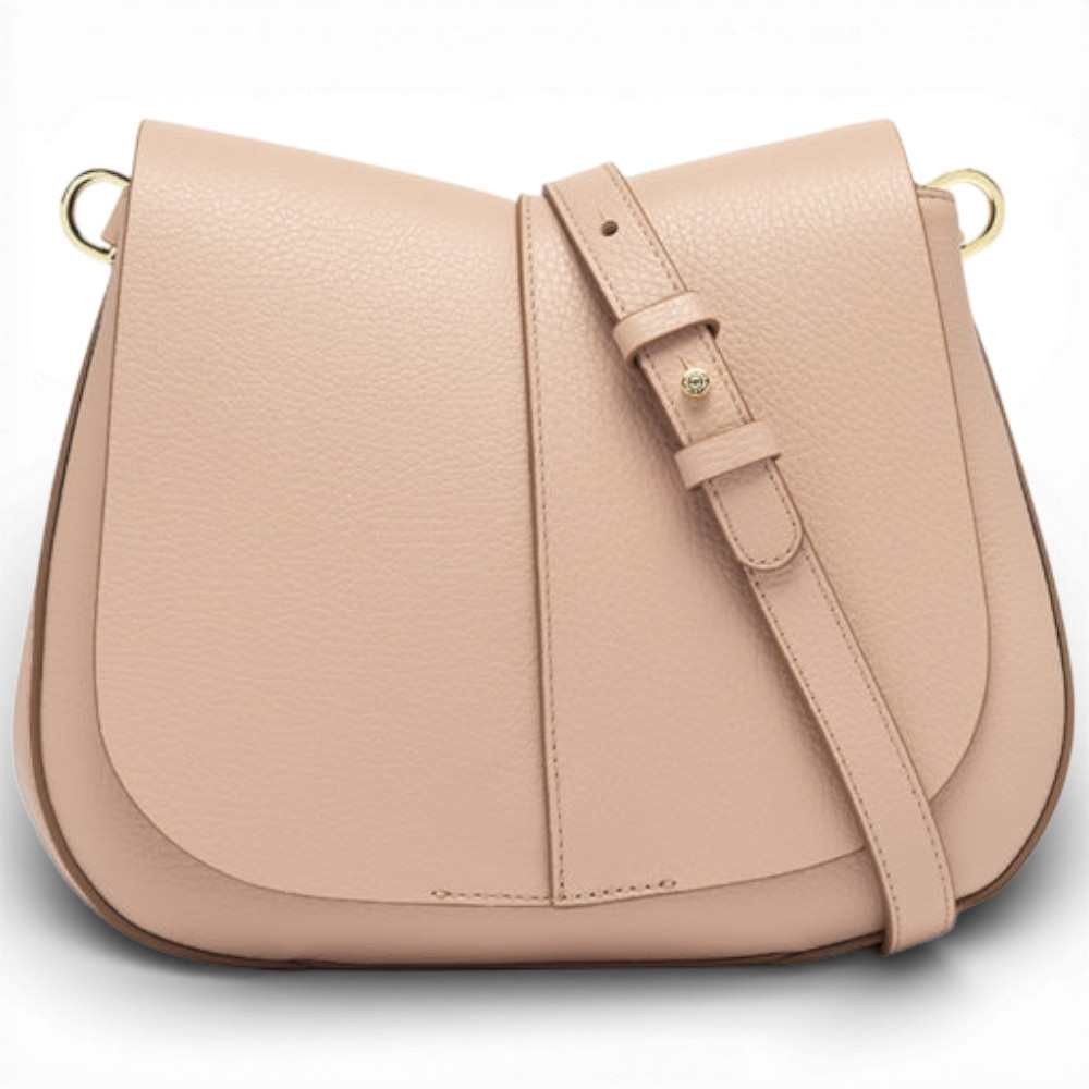 Gianni Chiarini Helena Round Women Pink Leather Salt Bag