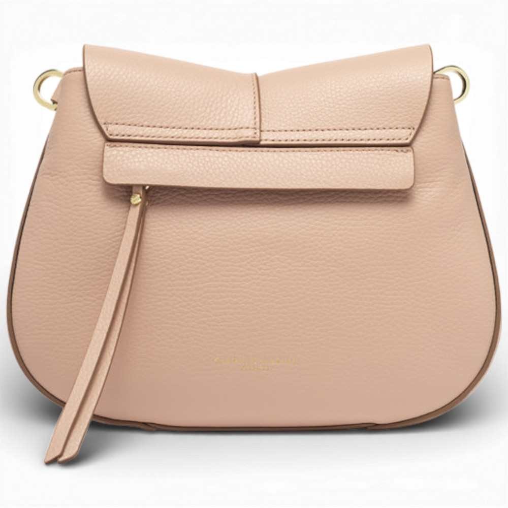 Gianni Chiarini Helena Round Women Pink Leather Salt Bag