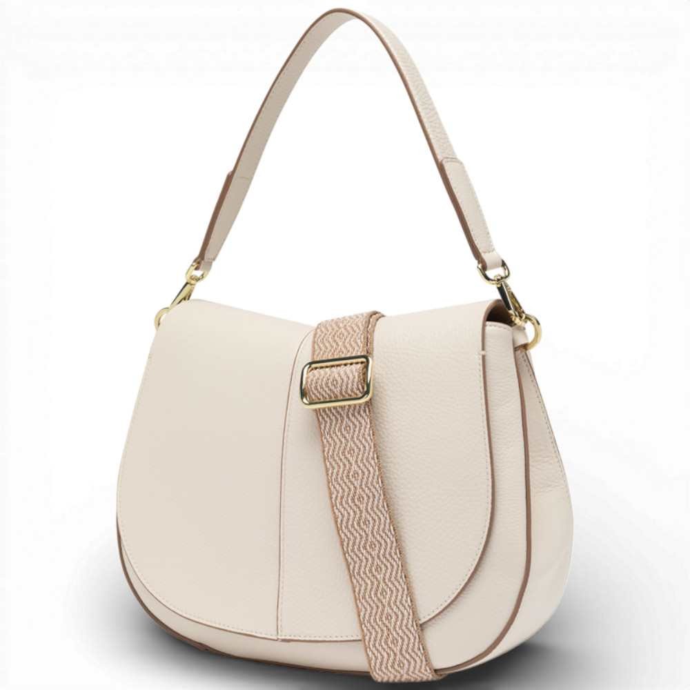 Gianni Chiarini Helena Runde Damen Marmor Leder Tasche