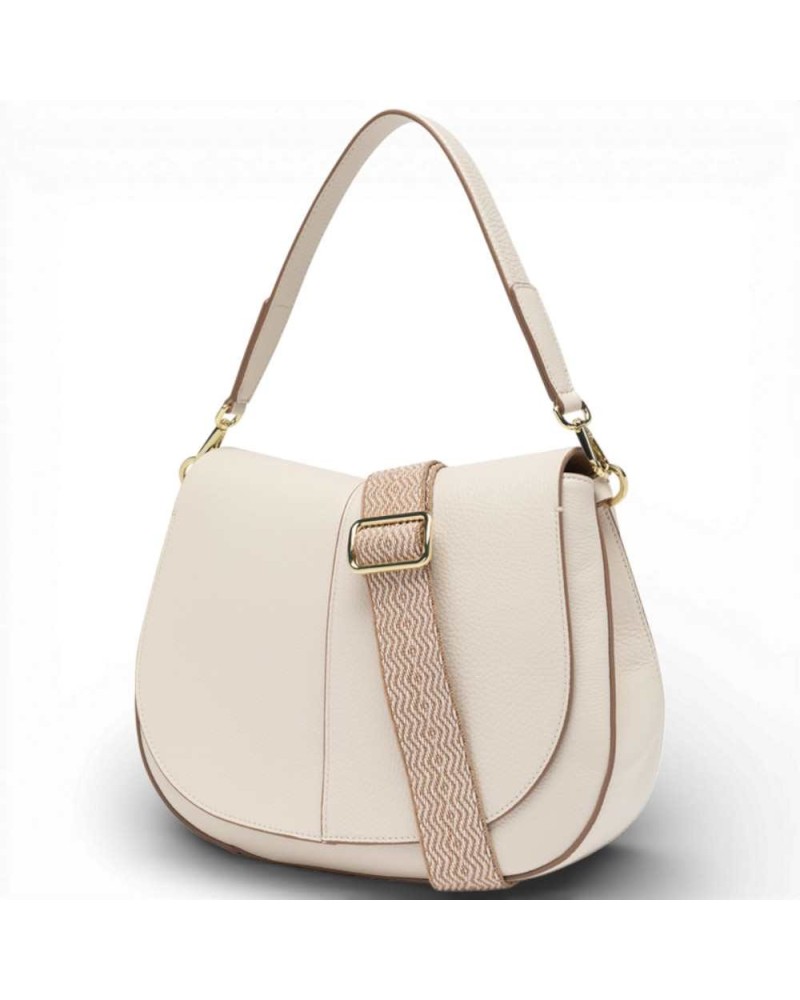 Gianni Chiarini Helena Runde Damen Marmor Leder Tasche