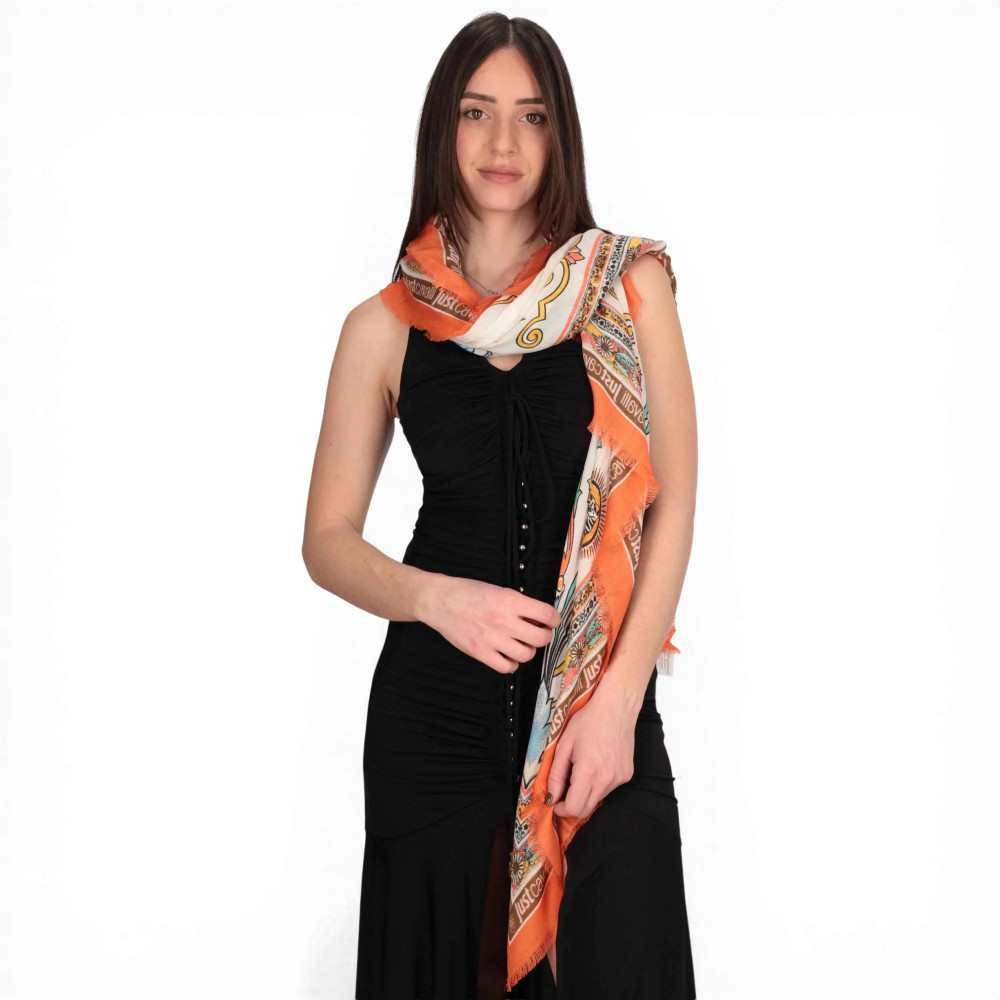 Just Cavalli Pashmina jc Afdrukken Seizoengebonden vrouw Meerkleurig in Modal
